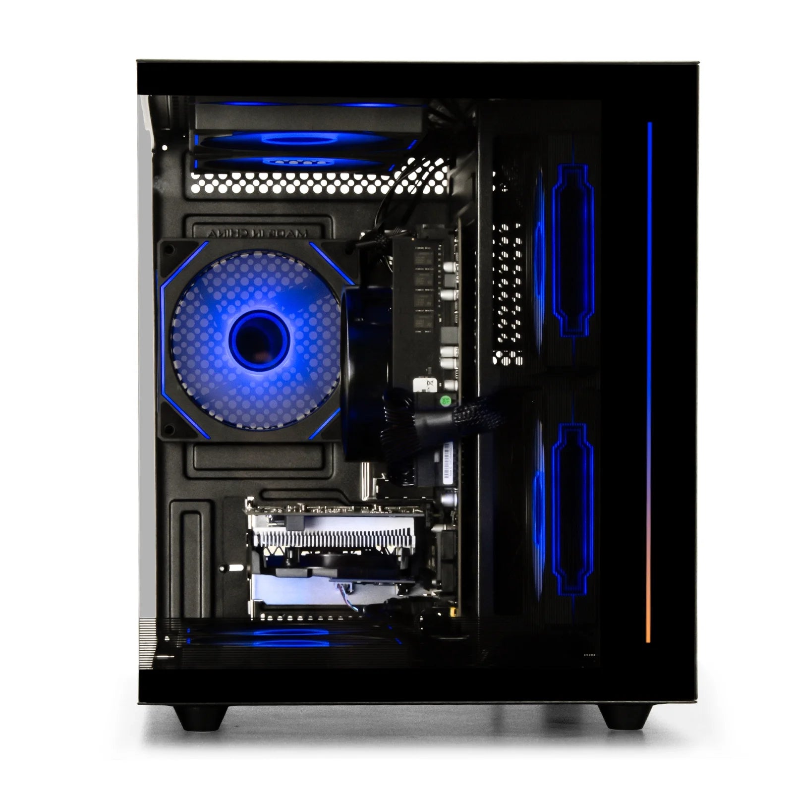 WIWB Gaming Desktop PC, AMD Ryzen 5 3500X, 16GB RAM, 512GB SSD, RX560 4G, WiFi6,Black