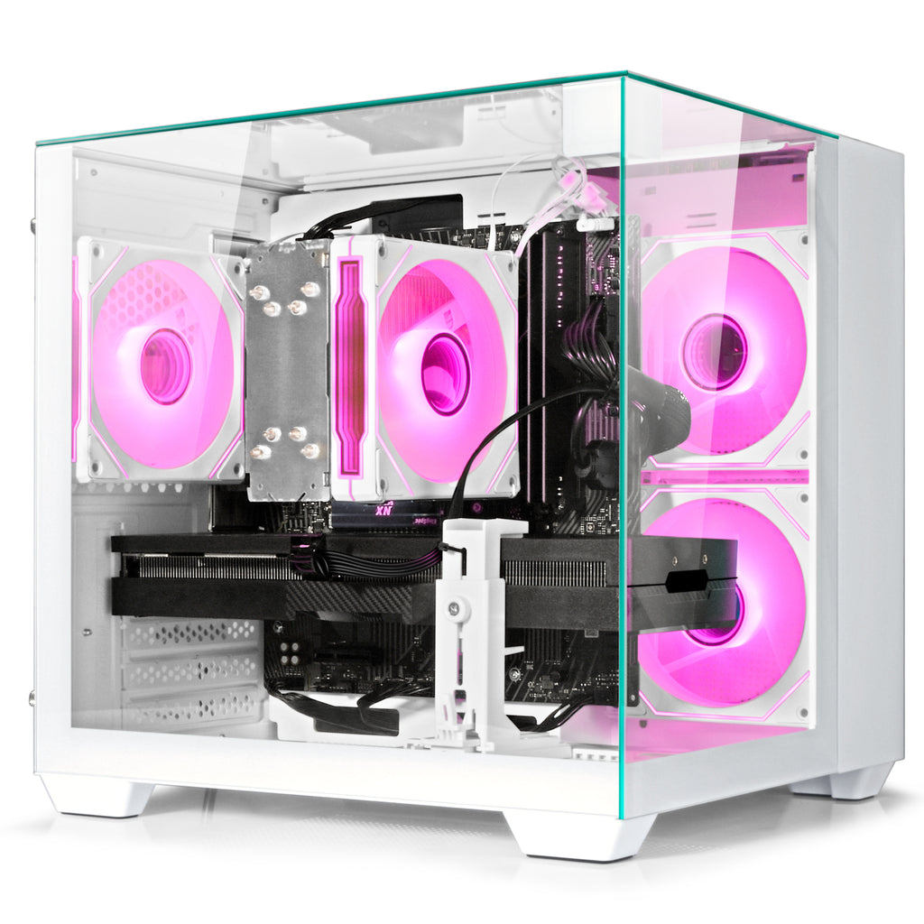 WIWB Gaming PC Desktop Ryzen 7 5700X, RTX 5060 8GB GDDR6, 32GB DDR4 RAM, 1TB NVMe SSD, WiFi 6