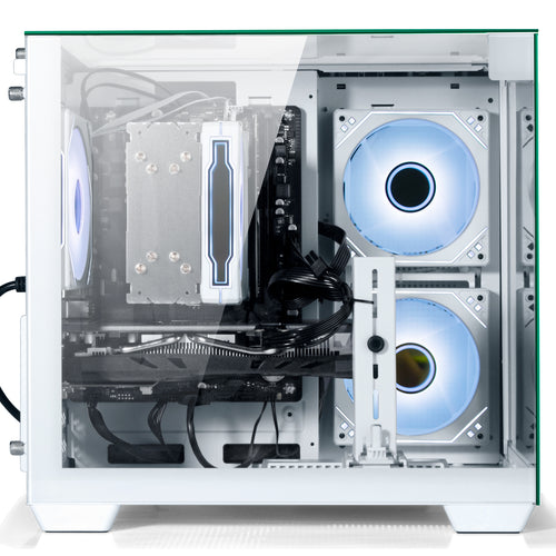 WIWB Gaming PC Desktop - AMD Ryzen 7 5700X, GeForce RTX 3050 6GB, 32GB DDR4, 1TB NVMe SSD, WiFi 6