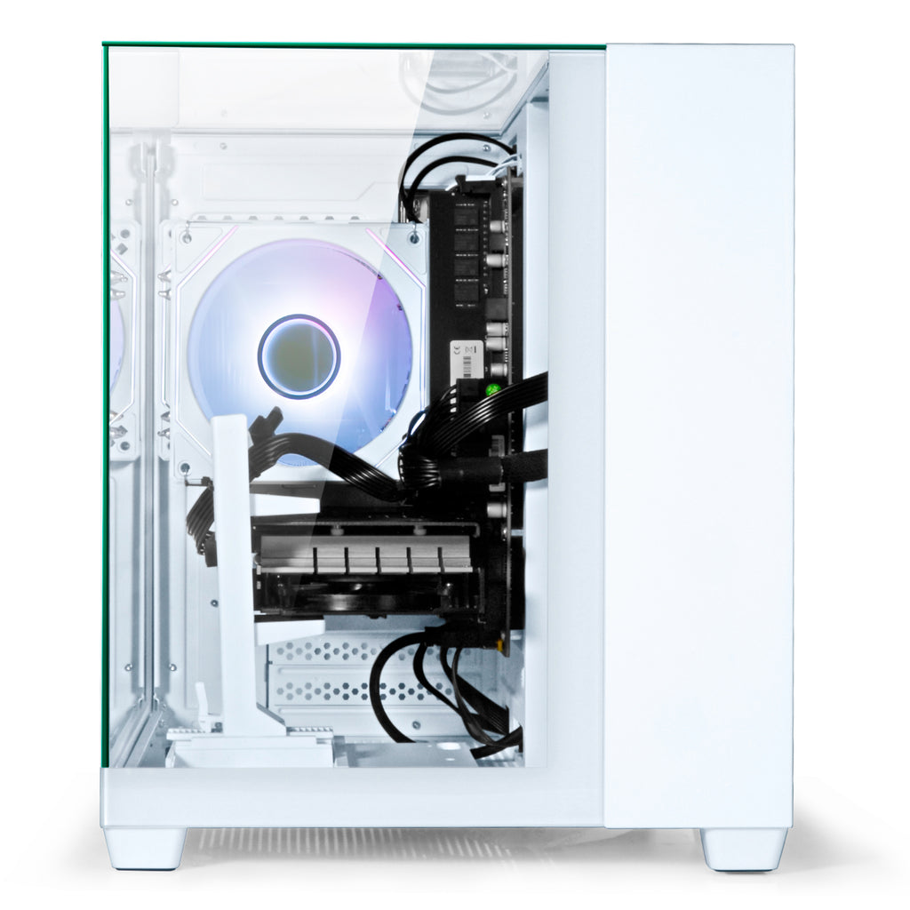 WIWB Gaming PC Desktop - AMD Ryzen 7 5700X, GeForce RTX 3050 6GB, 32GB DDR4, 1TB NVMe SSD, WiFi 6