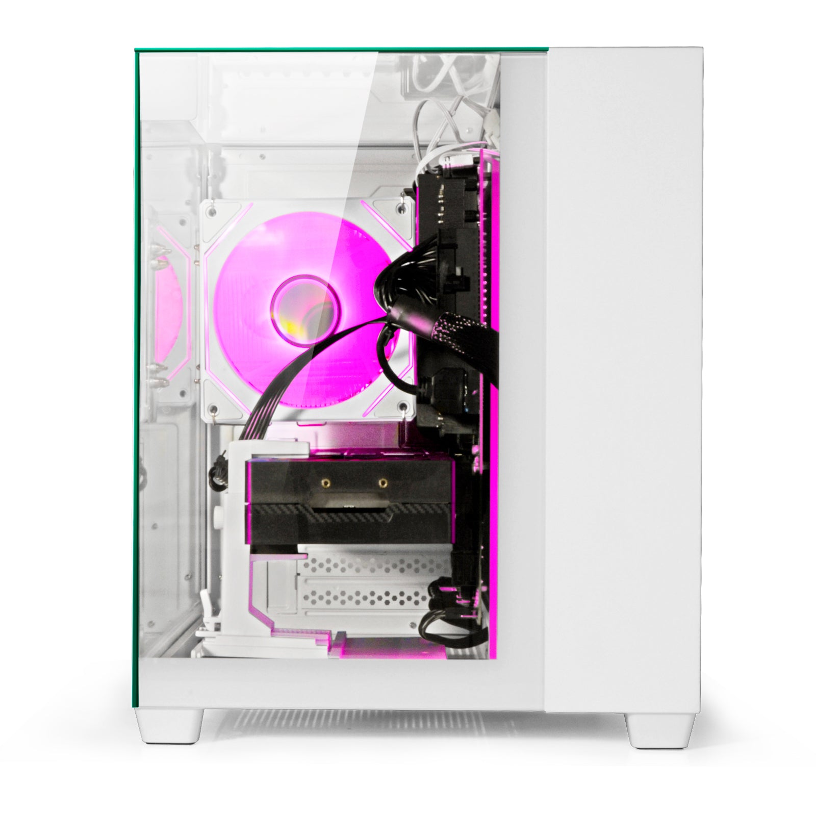 WIWB Gaming PC Desktop Ryzen 7 5700X, RTX 5060 8GB GDDR6, 32GB DDR4 RAM, 1TB NVMe SSD, WiFi 6