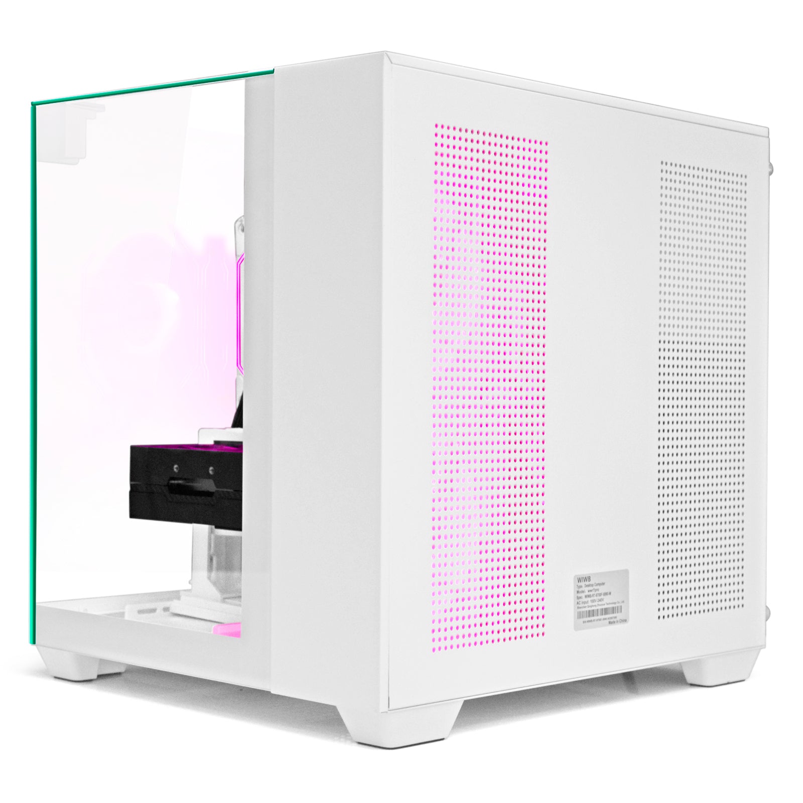 WIWB Gaming PC Desktop Ryzen 7 5700X, RTX 5060 8GB GDDR6, 32GB DDR4 RAM, 1TB NVMe SSD, WiFi 6