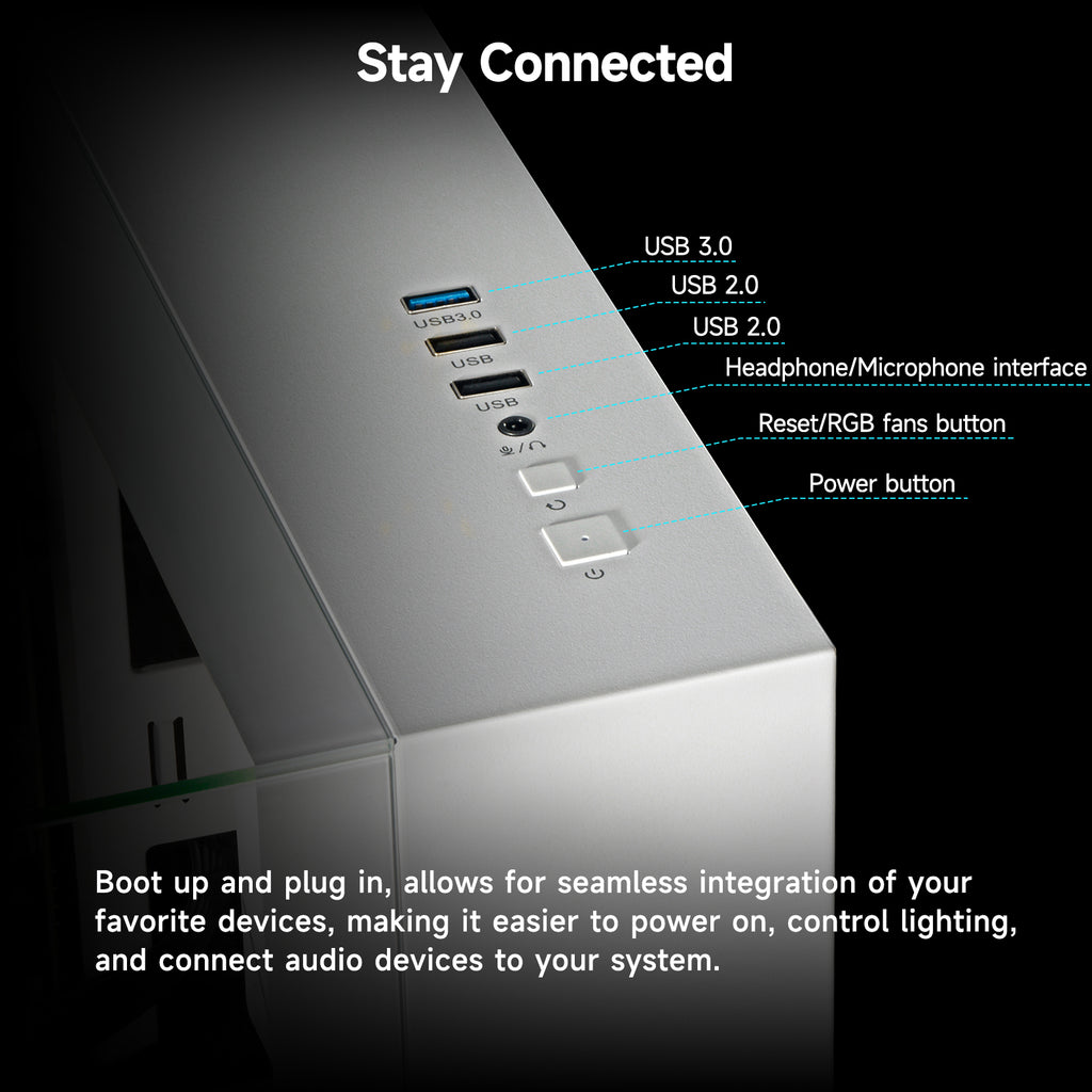 WIWB Desktop PC Computer Gaming PC: AMD Ryzen 5 5600 | RX 6500 XT 4GB | 16GB DDR4 | 1TB SSD | WiFi 6 | 1080p Esports Machine
