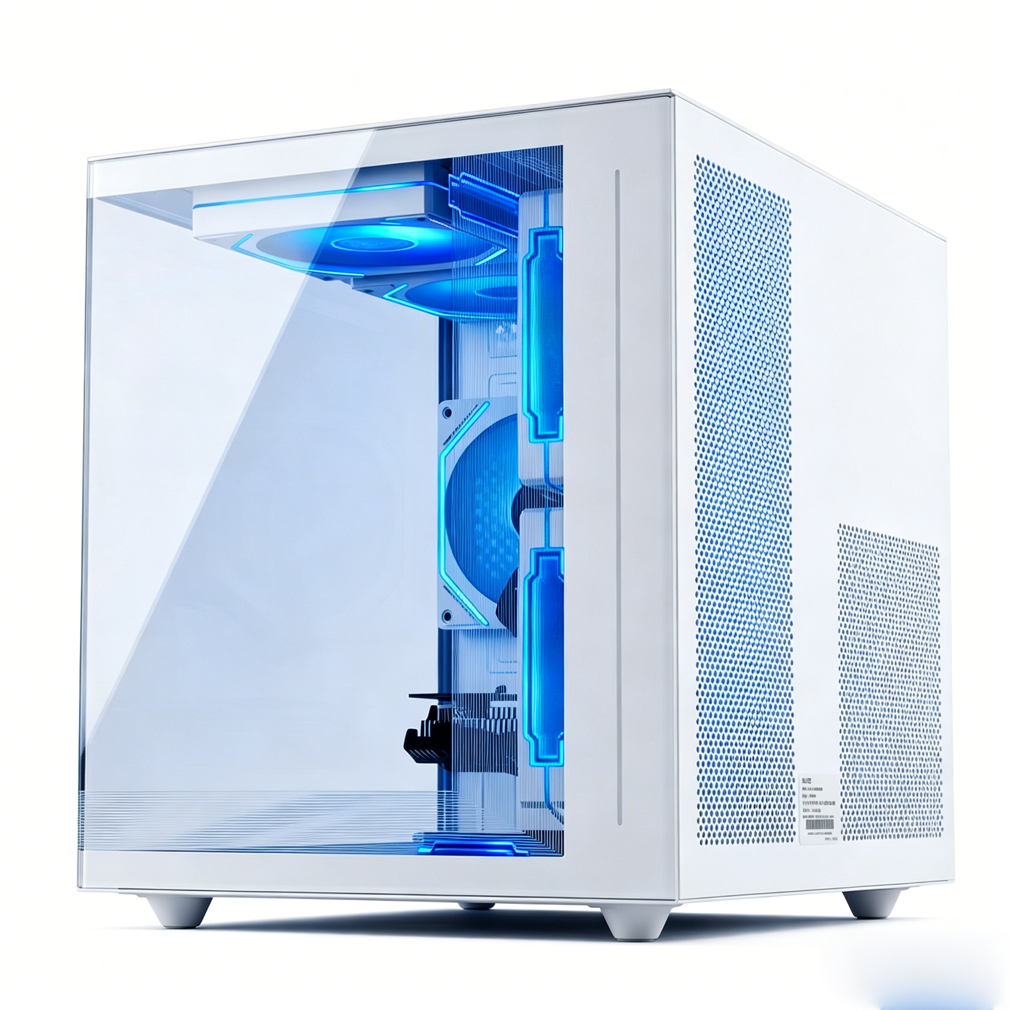 WIWB Prebuilt Gaming PC Desktop | Ryzen 5 6Cores 3.6G Up to 4.1G | RX 560 4G Graphics Card | 16G DDR4 RAM | 512G SSD | Wi-Fi 6 | Tower Computer White