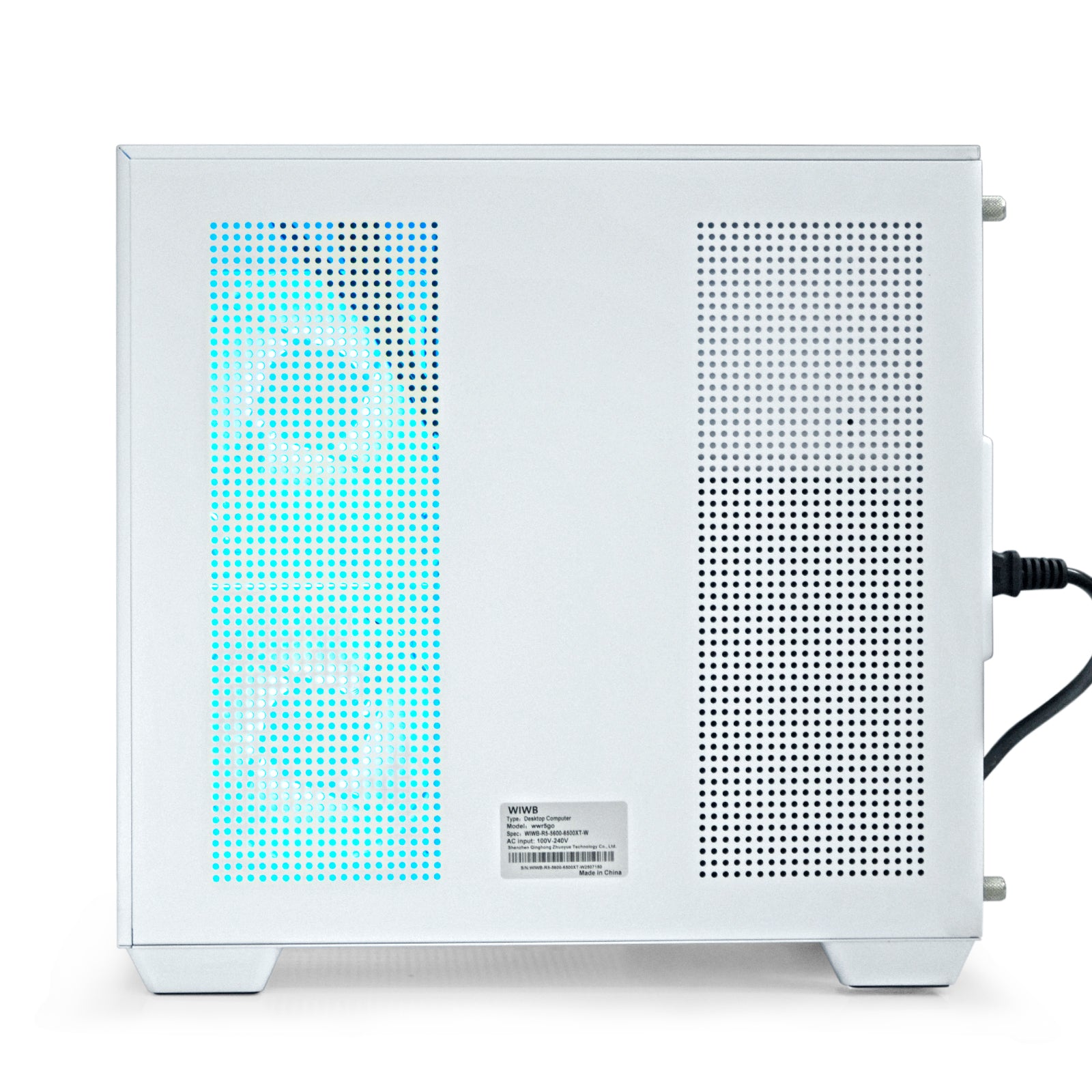 WIWB Desktop PC Computer Gaming PC: AMD Ryzen 5 5600 | RX 6500 XT 4GB | 16GB DDR4 | 1TB SSD | WiFi 6 | 1080p Esports Machine