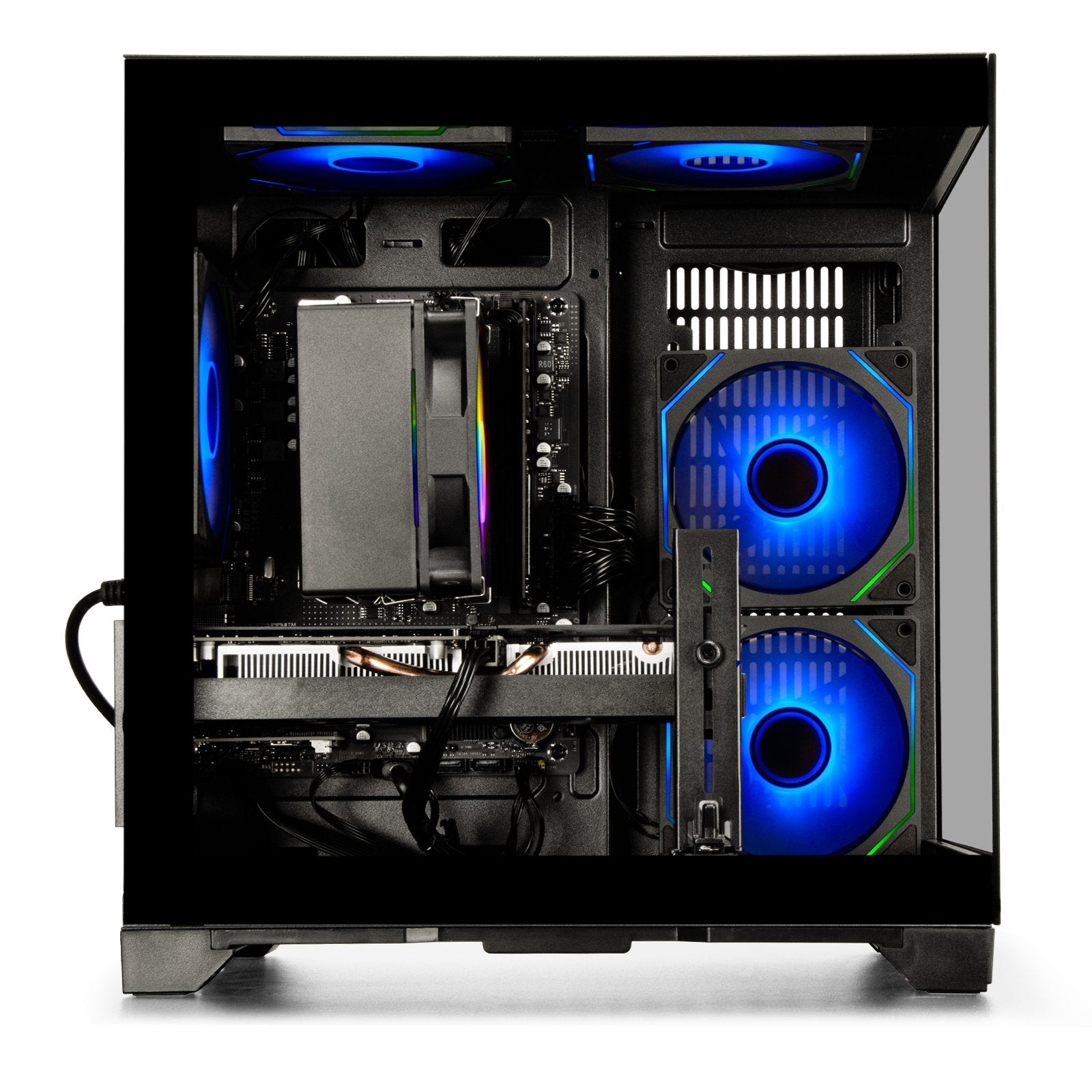 WIWB Desktop PC Computer Gaming PC: AMD Ryzen 5 5500 | RTX 3050 | 16GB DDR4 | 1TB SSD | WiFi 6 | 1080p Esports Machine
