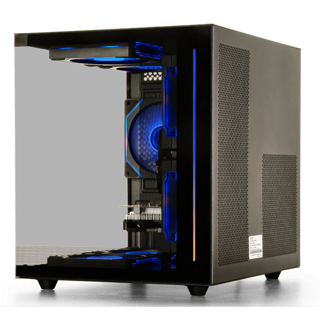 WIWB Gaming Desktop PC, AMD Ryzen 5 3500X, 16GB RAM, 512GB SSD, RX560 4G, WiFi6,Black