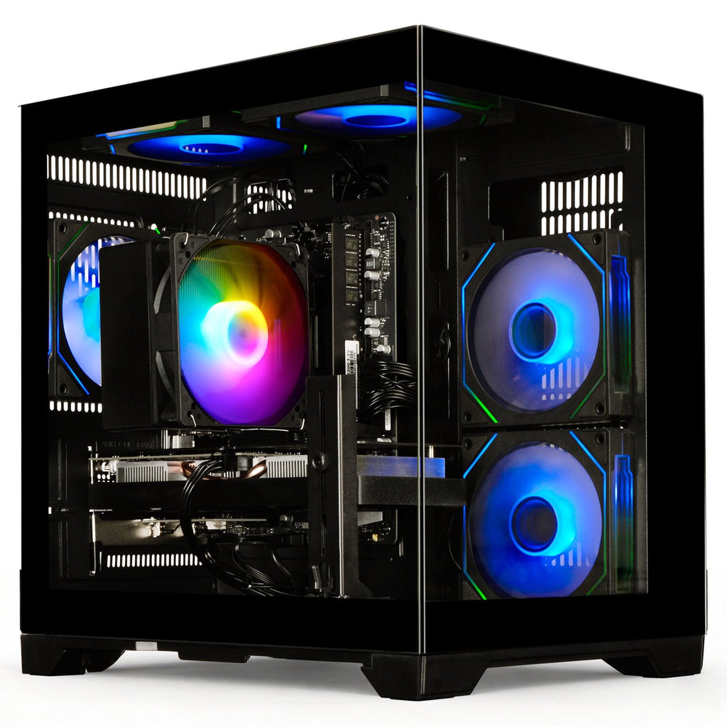 WIWB Desktop PC Computer Gaming PC: AMD Ryzen 5 5500 | RTX 3050 | 16GB DDR4 | 1TB SSD | WiFi 6 | 1080p Esports Machine